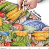 Küchenläufer waschbar Textil + PVC Küchenteppich rutschfest Sprinty Tun Mehrfarbig 50cm Breit