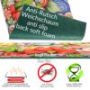 Küchenläufer waschbar Textil + PVC Küchenteppich rutschfest Sprinty Tun Mehrfarbig 50cm Breit