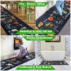 Küchenläufer waschbar Textil + PVC Küchenteppich rutschfest Sprinty Pub Mehrfarbig 50cm Breit
