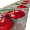 Küchenläufer abwaschbar Küchenteppich rutschfest Sprinty Kirschen Rot 52cm Breite