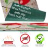 Küchenläufer abwaschbar Küchenteppich rutschfest Sprinty Kirschen Rot 52cm Breite