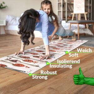 Küchenläufer waschbar Küchenteppich rutschfest Sprinty Schocko 52cm Breite