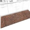Küchenläufer waschbar Küchenteppich rutschfest Sprinty Baumrinde 52cm Breite