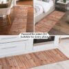 Küchenläufer waschbar Küchenteppich rutschfest Sprinty Holz Braun 52cm Breite