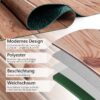 Küchenläufer waschbar Küchenteppich rutschfest Sprinty Holz Braun 52cm Breite