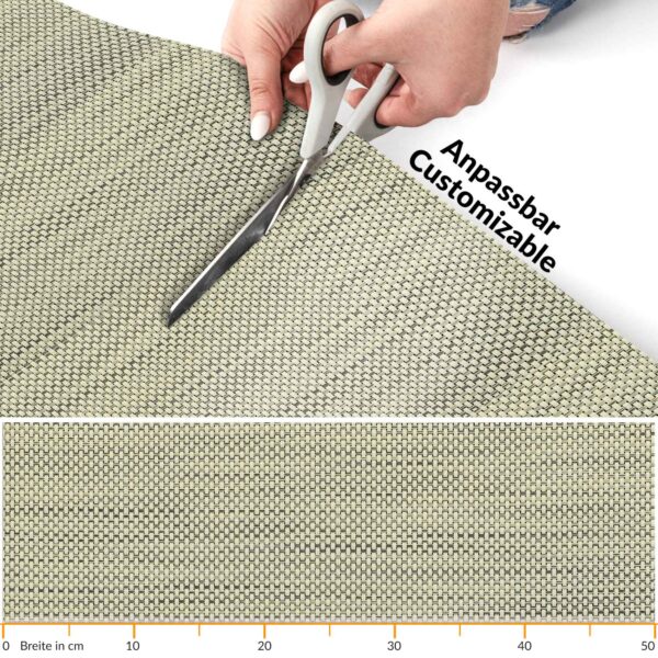 In- Outdoor Teppich Läufer Rattan TATAMI Merhfarbig 50/ 67/ 100 cm Breit