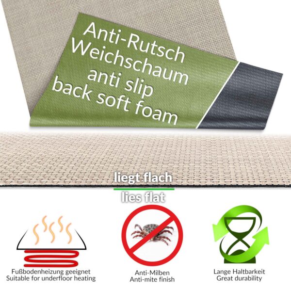 In- Outdoor Teppich Läufer Rattan TATAMI Merhfarbig 50/ 67/ 100 cm Breit