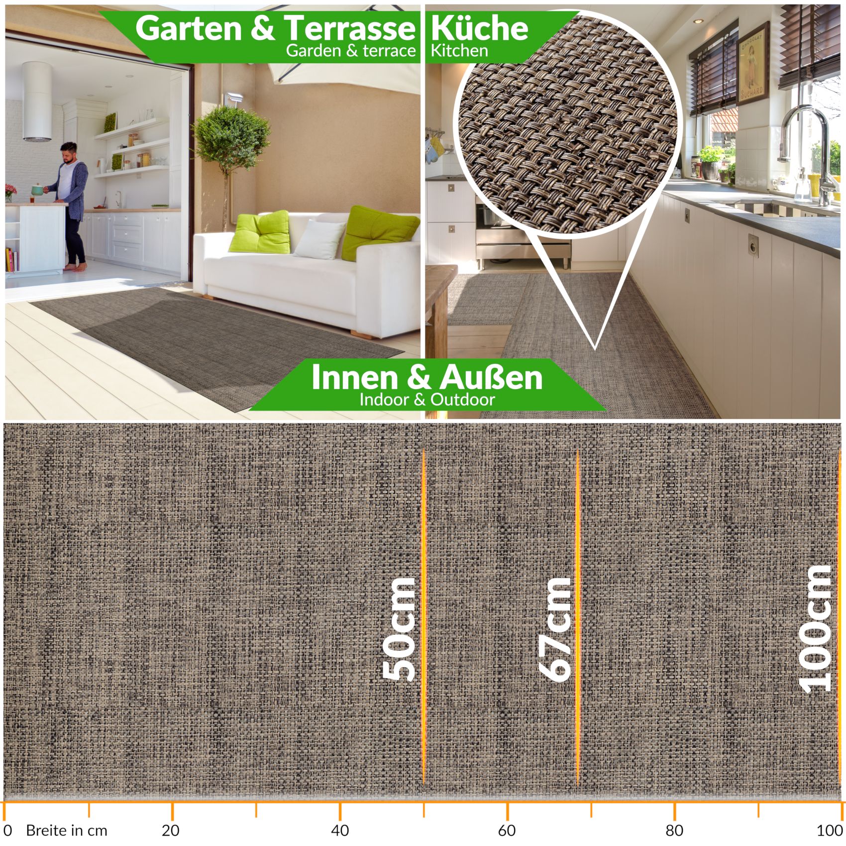 Antirutsch Tischschoner 135x100cm, individuell, ÖKO-TEX Standard