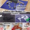 Bodenschutzmatte Schreibtisch Stuhl Unterlage Bürostuhlunterlage 8 Designs – EU, 90x120cm