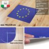 Bodenschutzmatte Schreibtisch Stuhl Unterlage Bürostuhlunterlage 8 Designs – EU, 90x120cm
