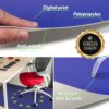 Bodenschutzmatte Schreibtisch Stuhl Unterlage Bürostuhlunterlage 8 Designs – EU, 90x120cm
