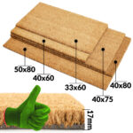 Kokosmatte Schmutzfangmatte Türvorleger Türmatte Fußabstreifer Eco-Natur Beige