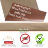 Teppichläufer Premium Küchenteppich Velours Läufer Samt Velour Braun 50cm Breit