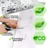 Klebefolie Möbelfolie Küche Folie selbstklebend DIY glänzend PVC-frei 0,45x3m – Fliesenoptik grau