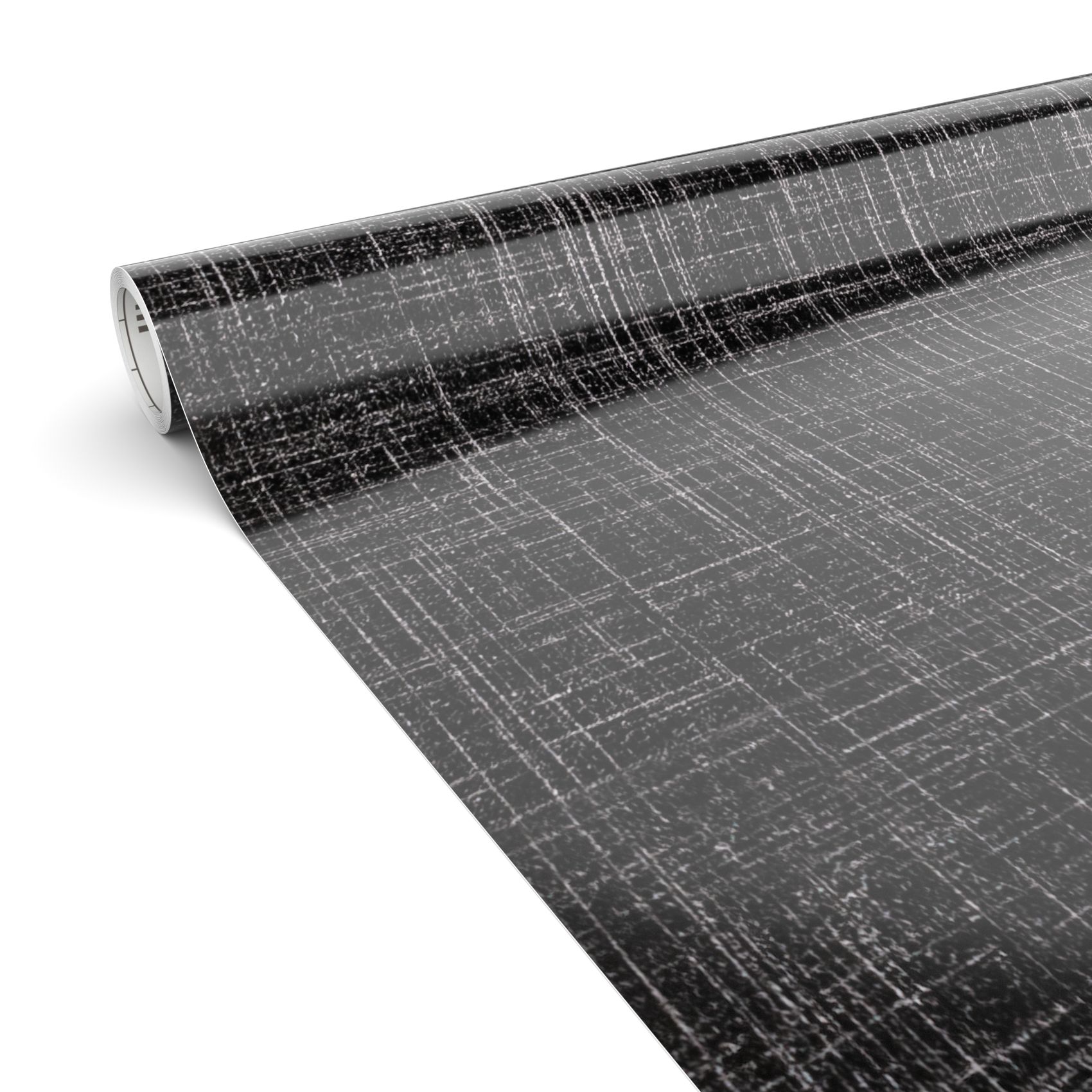 XPAK061_10ab Klebefolie Möbelfolie Küche Folie selbstklebend DIY glänzend PVC-frei 0,45x3m – Leinen Anthrazit