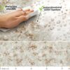 Klebefolie Möbelfolie Küche Folie selbstklebend DIY glänzend PVC-frei 0,45x3m – Betonoptik Grau