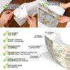 Klebefolie Möbelfolie Küche Folie selbstklebend DIY glänzend PVC-frei 0,45x3m – Betonoptik Grau
