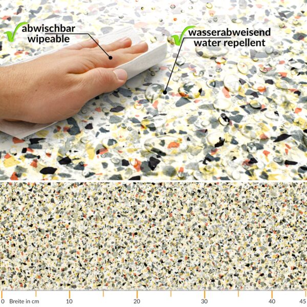 Klebefolie Möbelfolie matt selbstklebende Dekofolie Möbel 0,45x2m PVC-frei – Terrazzo