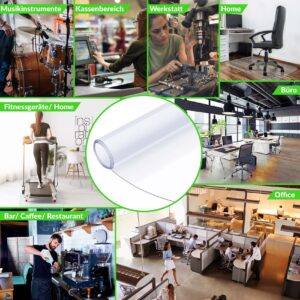 Bodenschutz Transparent Stuhlmatte Bürostuhlunterlage Bastelunterlage in vielen Größen und Formen