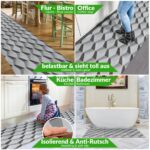 Küchenläufer Küchenteppich Motivdruck Illusion 3D Flur Teppich Läufer Küche rutschfest abwaschbar