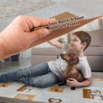 Küchenläufer Motivdruck Herzen Holz Küchenteppich Teppichläufer Flur Läufer rutschfest