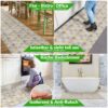Küchenläufer Küchenteppich Motivdruck Mosaik Bunt Teppichläufer Läufer Flur Küche