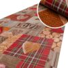 Küchenläufer Küchenteppich Patchwork Love Herz Teppichläufer Läufer Küche rutschfest abwaschbar