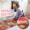 Küchenläufer Küchenteppich Patchwork Love Herz Teppichläufer Läufer Küche rutschfest abwaschbar
