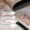 Küchenläufer Küchenteppich Läufer abwaschbar Granit Breite 65cm