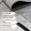 Küchenläufer Küchenteppich Läufer abwaschbar Breite 65cm