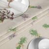 Tischdecke aus Stoff Textil Tischwäsche abwaschbar Tischtuch Baumwolle Polyester Lavender Beige In-/Outdoor Tischdecke