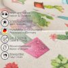Tischdecke aus Stoff Textil Tischwäsche abwaschbar Tischtuch Baumwolle Polyester Cactus In-/Outdoor Tischdecke