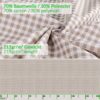 Tischdecke aus Stoff Textil Tischwäsche abwaschbar Tischtuch Baumwolle Polyester Vichy Gray In-/Outdoor Tischdecke