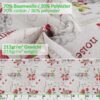 Tischdecke aus Stoff Textil Tischwäsche abwaschbar Tischtuch Baumwolle Polyester Berries In-/Outdoor Tischdecke