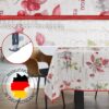 Tischdecke aus Stoff Textil Tischwäsche abwaschbar Tischtuch Baumwolle Polyester Berries In-/Outdoor Tischdecke