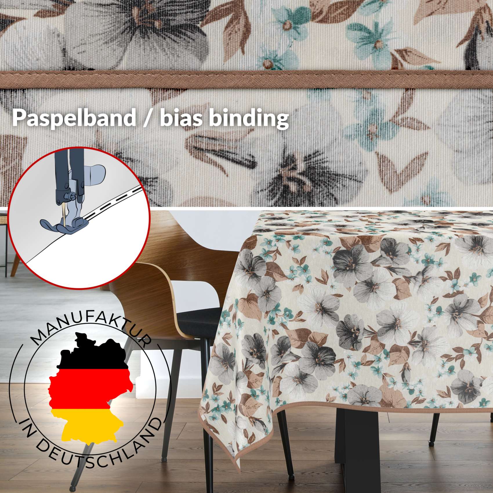 Textil Tischdecke abwaschbar - Silvia online kaufen