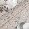 Tischdecke aus Stoff Textil Tischwäsche abwaschbar Tischtuch Baumwolle Polyester Kitchen In-/Outdoor Tischdecke