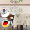 Tischdecke aus Stoff Textil Tischwäsche abwaschbar Tischtuch Baumwolle Polyester Aromatic Bio In-/Outdoor Tischdecke