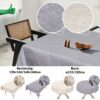 Tischdecke abwaschbar Stofftischdecke Tischwäsche Baumwolle-Polyester Grau Creme
