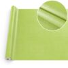 Wachstuchtischdecke abwaschbar Tischdecke Wachstuch Textileffekt Prägung Chic & Charme Limette Breite 140cm