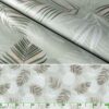 Wachstuchtischdecke Wachstuch Tischdecke abwaschbar Premium Prägung Gartentischdecke Palmblätter Breite 140cm