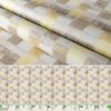 Wachstuchtischdecke Wachstuch Tischdecke abwaschbar Premium Prägung Gartentischdecke Karo Beige Breite 140cm – 100x140cm, Schnittkante
