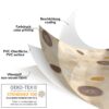 Wachstuchtischdecke Wachstuch Tischdecke abwaschbar Rechteck, rund, oval hochwertige Bedruckung Gartentischdecke LUX Sophia Breite 140cm – 100x140cm, Schnittkante