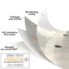 Wachstuchtischdecke Wachstuch Tischdecke abwaschbar Rechteck, rund, oval hochwertige Bedruckung Gartentischdecke LUX Audrey Breite 140cm