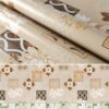 Wachstuchtischdecke Wachstuch Tischdecke abwaschbar Rechteck, rund, oval hochwertige Bedruckung Gartentischdecke LUX Caroline Breite 140cm – 100x140cm, Schnittkante