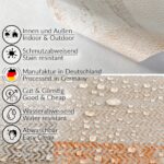 Wachstuchtischdecke Wachstuch Tischdecke abwaschbar rechteck, rund, oval hochwertige Bedruckung Gartentischdecke MIMOSA Patchwork Oldstyle Breite 140cm