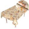 Wachstuchtischdecke Wachstuch Tischdecke abwaschbar rechteck, rund, oval hochwertige Bedruckung Gartentischdecke MIMOSA Katzen Breite 140cm – 100x140cm, Schnittkante