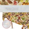 Wachstuchtischdecke Wachstuch Tischdecke abwaschbar rechteck, rund, oval hochwertige Bedruckung Gartentischdecke MIMOSA Herbst Blätter Breite 140cm