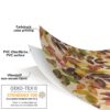 Wachstuchtischdecke Wachstuch Tischdecke abwaschbar rechteck, rund, oval hochwertige Bedruckung Gartentischdecke MIMOSA Herbst Blätter Breite 140cm – 100x140cm, Schnittkante