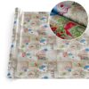 Wachstuchtischdecke Wachstuch Tischdecke abwaschbar rechteck, rund, oval hochwertige Bedruckung Gartentischdecke MIMOSA Kolibri Love Breite 140cm